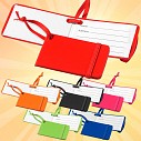 Etichete promotionale colorate din imitatie de piele pentru identificarea bagajelor - 12003103 Etichete promotionale colorate din imitatie de piele pentru identificarea bagajelor - 12003103