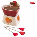 Seturi fondue din 3 piese cu bol in forma de inima - Sweet Heart 0340008 Seturi fondue din 3 piese cu bol in forma de inima - Sweet Heart 0340008