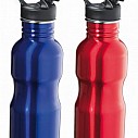 Bidoane metalice promotionale cu forma ergonomica si capacitate de 600 ml - 68425 Bidoane metalice promotionale cu forma ergonomica si capacitate de 600 ml - 68425