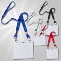 Lanyard-uri promotionale colorate cu suport pentru ecuson - AP781219 Lanyard-uri promotionale colorate cu suport pentru ecuson - AP781219