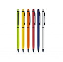 Pixuri metalice subtiri, cu corp colorat si varf touchpen - 91444 Pixuri metalice subtiri, cu corp colorat si varf touchpen - 91444