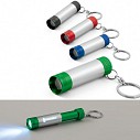 Lanterne metalice promotionale cu breloc, lumina LED si corp cilindric luminat - 94746