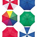 Umbrele promotionale bicolore cu maner de lemn - 0103065 Umbrele promotionale bicolore cu maner de lemn - 0103065