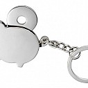 Brelocuri promotionale metalice in forma de porcusor cu fisa - Chamba 0401787 Brelocuri promotionale metalice in forma de porcusor cu fisa - Chamba 0401787