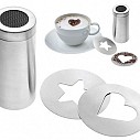 Recipiente metalice cu forme pentru decorat cafeau - Enjoy 0300647 Recipiente metalice cu forme pentru decorat cafeau - Enjoy 0300647