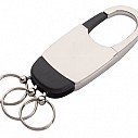 Brelocuri promotionale metalice cu carabina si inele pentru chei - AP873004 Brelocuri promotionale metalice cu carabina si inele pentru chei - AP873004