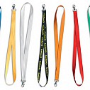 Lanyard-uri promotionale cu carabine metalice si design clasic - AP761112 Lanyard-uri promotionale cu carabine metalice si design clasic - AP761112