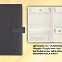 Agende A5 din piele naturala neagra datate zilnic 2021 - NGD682 Agende A5 din piele naturala neagra datate zilnic 2021 - NGD682