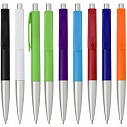 Pixuri promotionale cu grip din metal si corp din plastic colorat - 6638 Pixuri promotionale cu grip din metal si corp din plastic colorat - 6638