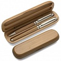 Seturi de 2 pixuri din lemn de bambus in cutie de cadou - Bamboo 5784 Seturi de 2 pixuri din lemn de bambus in cutie de cadou - Bamboo 5784
