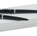 Seturi de 2 pixuri metalice negre Nina Ricci - RPBR450 Seturi de 2 pixuri metalice negre Nina Ricci - RPBR450