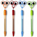 Pixuri promotionale cu corp colorat din plastic cu ochi hazlii - 1168 Pixuri promotionale cu corp colorat din plastic cu ochi hazlii - 1168