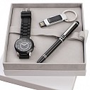 Seturi de ceasuri Cacharel unisex, cu pixuri metalice de lux - CPMRU135 Seturi de ceasuri Cacharel unisex, cu pixuri metalice de lux - CPMRU135