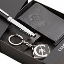 Seturi de portofele cu stickuri USB si pixuri argintii - Cerruti NPRUW110 Seturi de portofele cu stickuri USB si pixuri argintii - Cerruti NPRUW110
