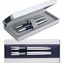 Seturi promotionale de 2 pixuri metalice prezentate in cutie de cadou - KC6457 Seturi promotionale de 2 pixuri metalice prezentate in cutie de cadou - KC6457