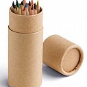 Cutii promotionale cu 12 creioane colorate din lemn - 91752 Cutii promotionale cu 12 creioane colorate din lemn - 91752