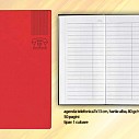 Agende promotionale telefonice 7x13 cm cu coperti rosii - 01347MAT