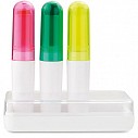 Seturi promotionale de 3 markere cu suport din plastic - MO8592 Seturi promotionale de 3 markere cu suport din plastic - MO8592
