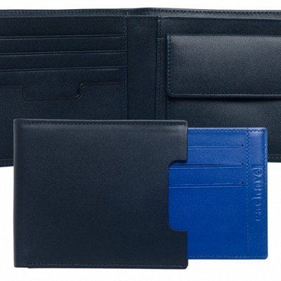 CLM406 portofele din piele albastra Cacharel London