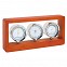 Ceasuri promotionale de birou cu statie meteo si rama din lemn - 0401223