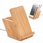 Incarcatoare wireless din lemn de bambus cu suport pentru pixuri - MO9914
